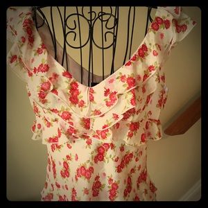 🌺ABS BY ALLEN SCHWARTZ VINTAGE TOP🌸